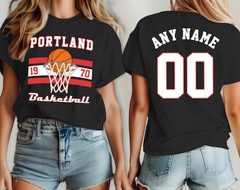 Basketball Portland jersey, shirt Trail Blazer Custom , your team name and number,  custom shirt, kid&#39;s Basketball shirt, Basketball jersey