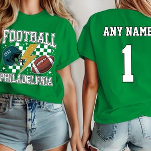 Philadelphia voetbalshirt, custom shirt adelaar, teamnaam en teamnummer, custom shirt, kindervoetbalshirt, voetbalshirt heren