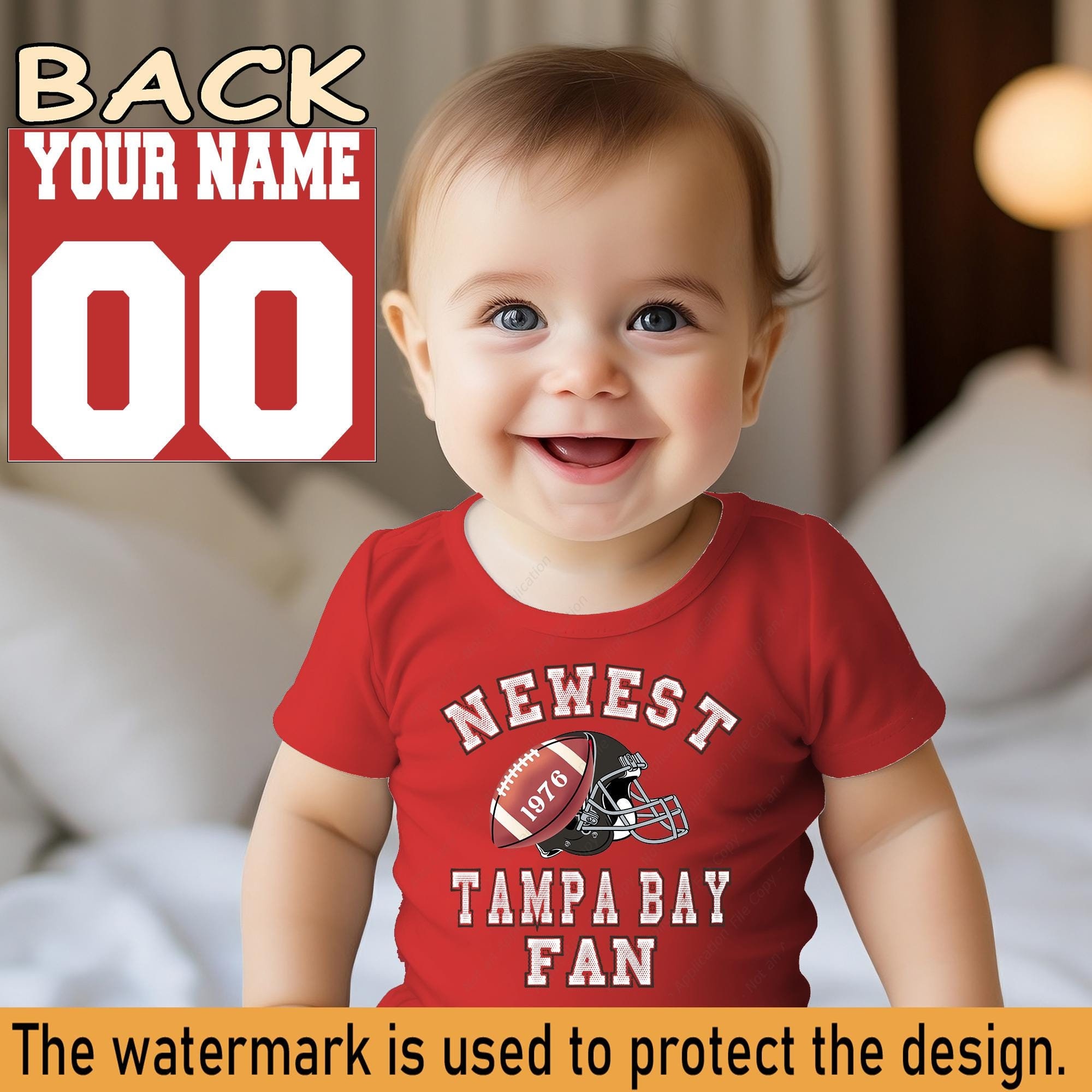 Buccaneers onesie for baby hotsell