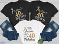 40th Birthday Party shirt, Birthday queen shirts, Matching Birthday shirts, Birthday Squad shirt, family custom shirts product logo