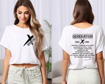 Gen X shirt, Generation X shirt, Raised on Hose water and neglect nostalgia , 1980 birthday gift