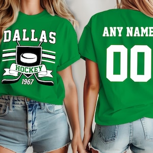 Dallas hockey vintage, Star custom shirt, Dallas kid shirt, kid&#39;s hockey shirt, hockey jersey