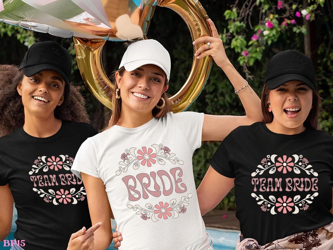 Team Bride Bachelorette Party Shirts - Bride Shirt for Wedding ...