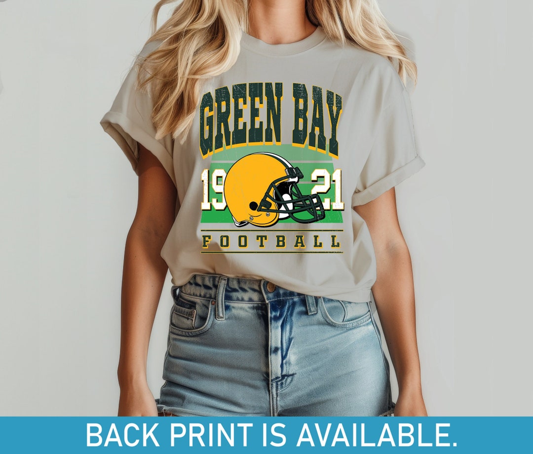 Green Bay Football Vintage, Green Bay Shirt, Packer Custom Shirt, Woman