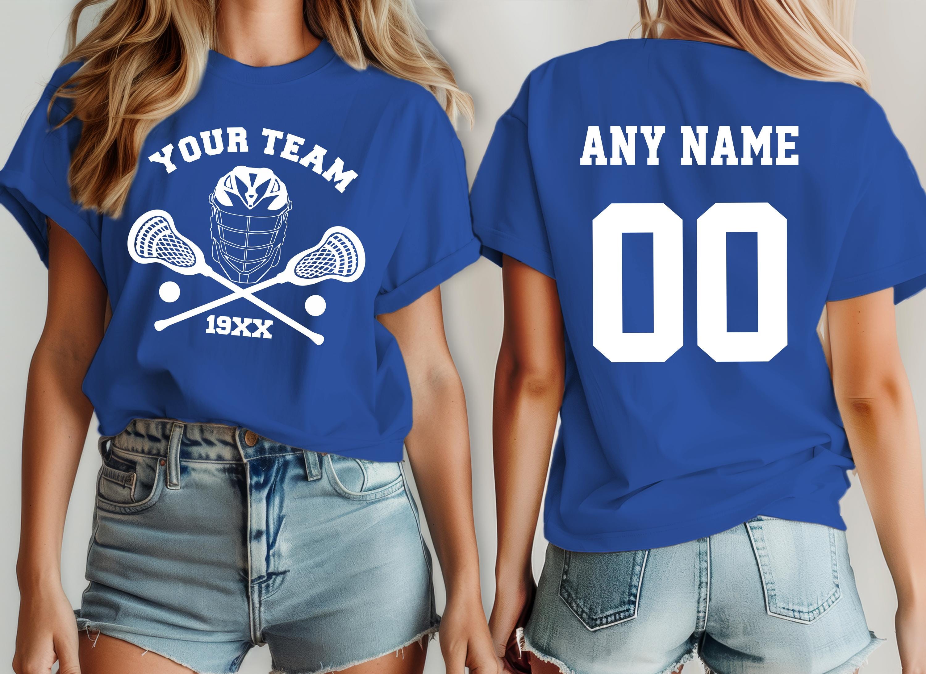 Custom team name and number shirt, Customized Lacrosse shirt, your team name number, custom shirt, kid Lacrosse shirt, Lacrosse jersey