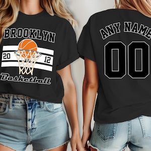 Basketball Brooklyn jersey, shirt Net Custom , your team name and number,  custom shirt, kid's Basketball shirt, man Basketball jersey
