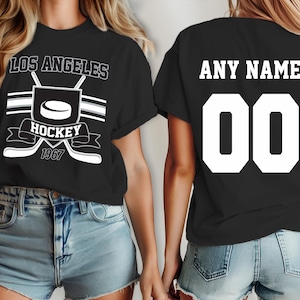Los Angeles hockey vintage, King custom shirt, Los Angeles kid shirt, kid&#39;s hockey shirt, hockey jersey