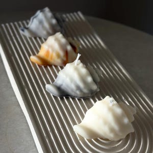Mini Seashell Candle: Ocean-Inspired Soy Wax Coastal Decor