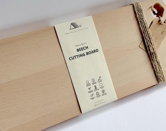 AMALFI- Handgemaakte massief beukenhouten snijplank – rustieke keukenplank – houten serveerplank