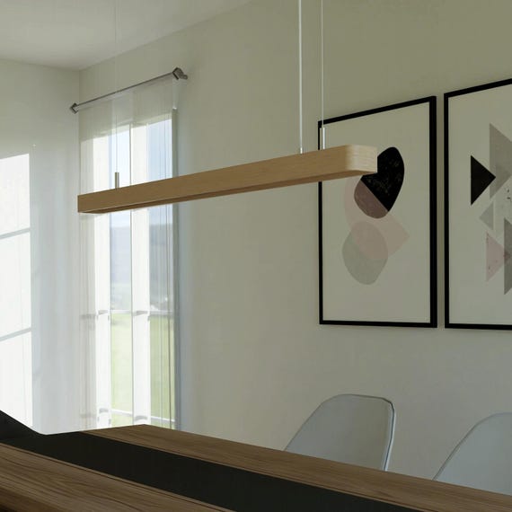 ARBUSTO - Minimalist Beech Wood Pendant Light – High Efficiency LED Lighting