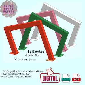 3D Slanted Backdrop Plans: DIY Wedding & Birthday Party Decor