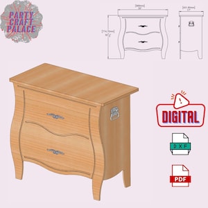 Crea atmosfere di festa indimenticabili con i file di design pieghevoli per comodini facili da installare! Perfetti per tutte le occasioni speciali V2