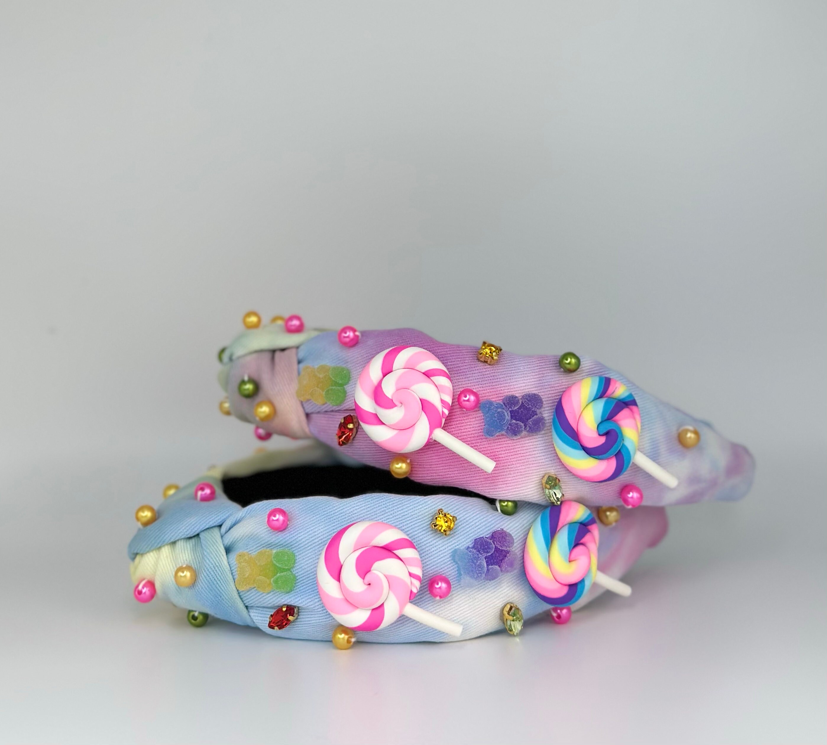 Embellished Knotted Headbands for Girls