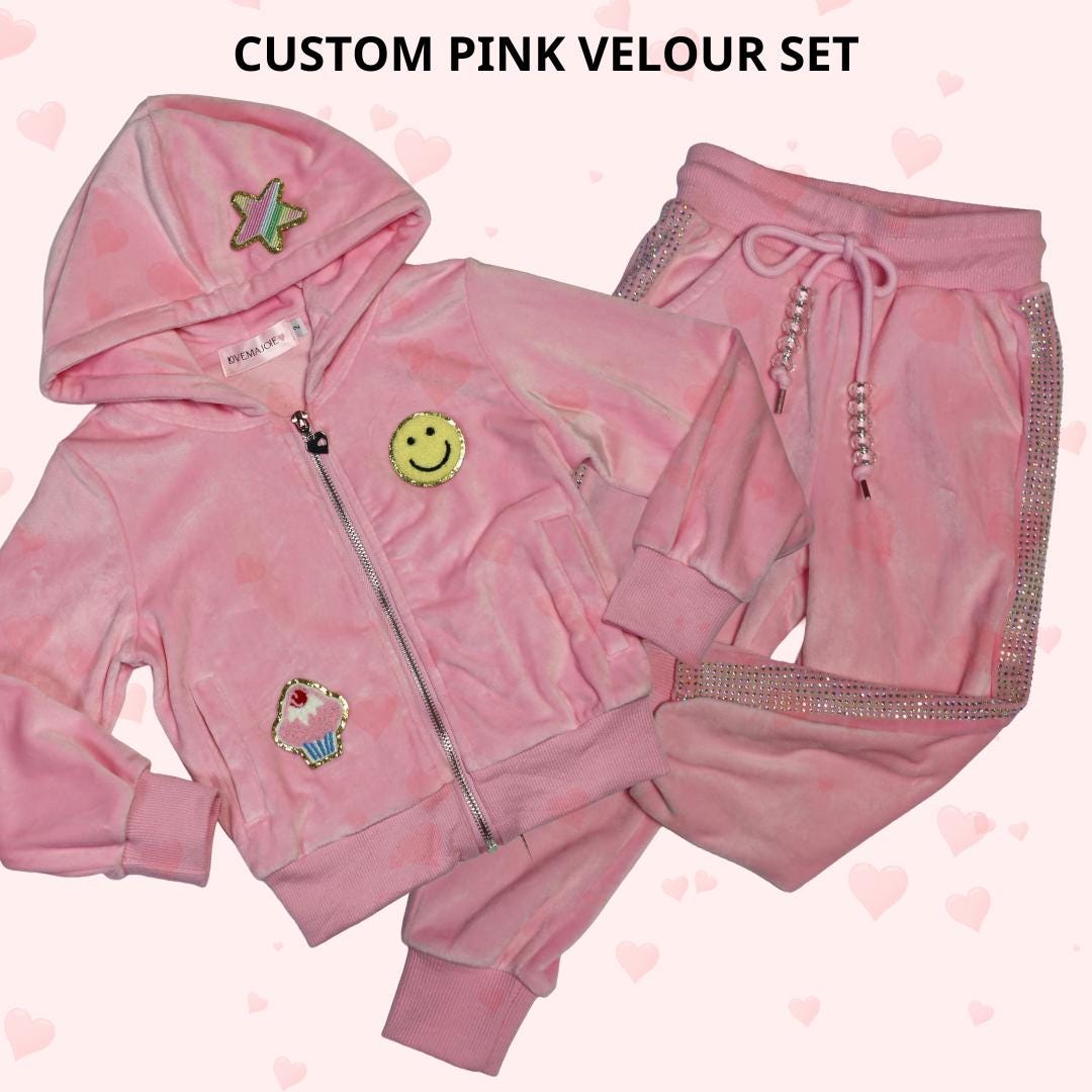 Rhinestone for Velour Tracksuit - Etsy