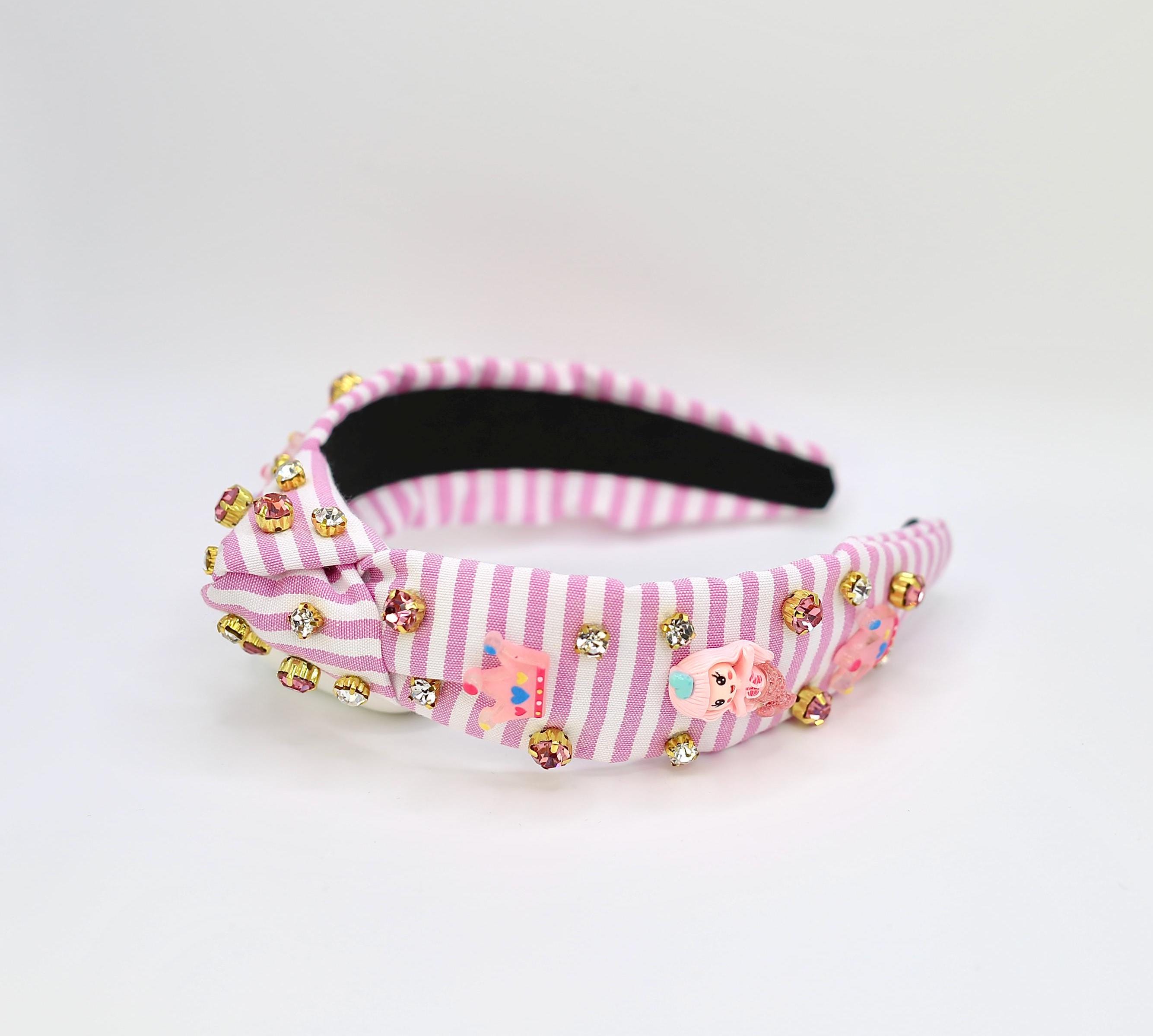 Embellished Knotted Headbands for Girls