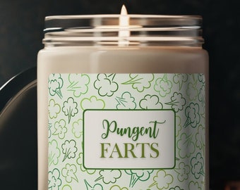 Pungent Farts - Scented Soy Candle, 9oz