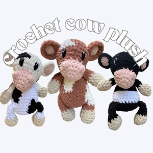Crochet Cow Plush