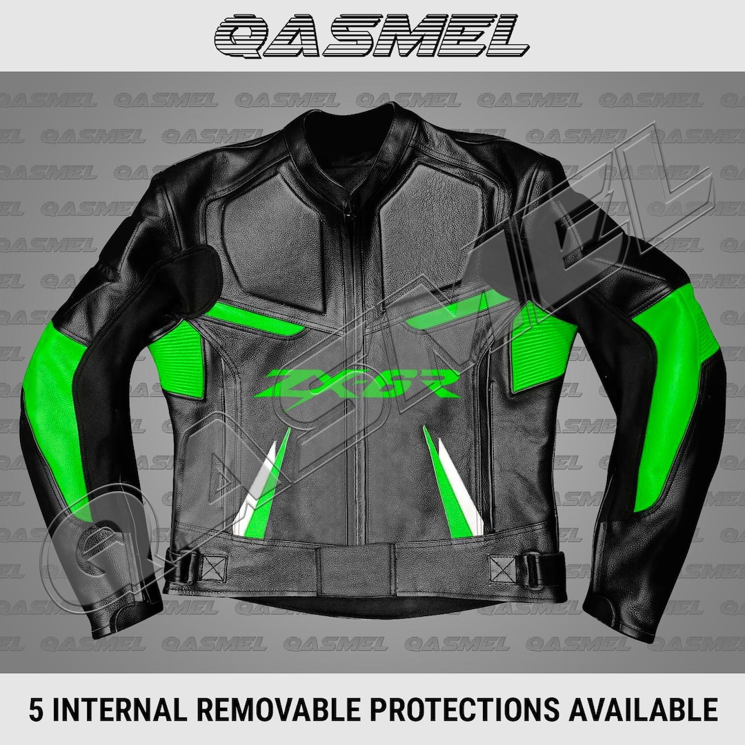 Kawasaki Ninja ZX-6R Motorbike, Motorcycle Fluorescent Green Kawasaki Ninja ZX-6R Motorbike, Motorcycle Fluorescent Green