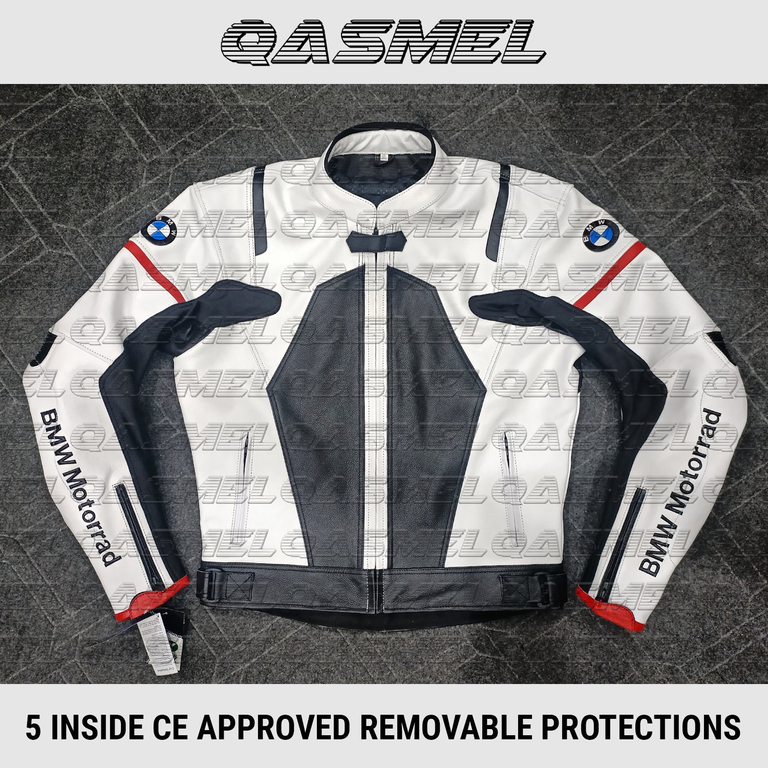 BMW Motorrad S1000RR Motorbike, Motorcycle, White and Black Cowhide ...