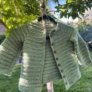 Kids Crocheted Cardigan