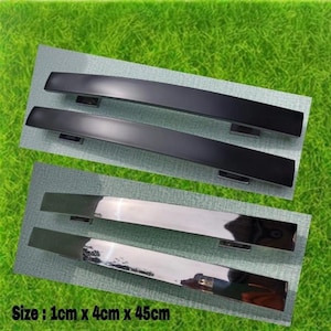 Modern Stainless Steel Door Pull Handle Set: Matte Black or Chrome Finish
