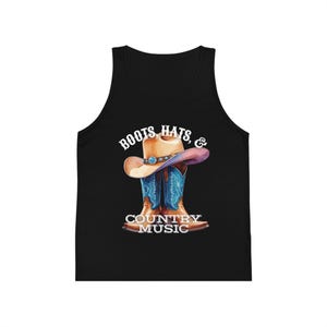 Girls Country Music Top, Cowgirl Shirt, girls Concert Shirt, country Music Festival outfit, Youth country music tank