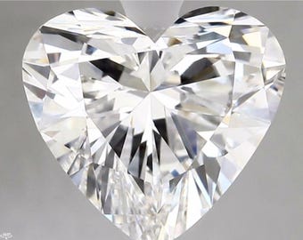 Heart Lab-Grown Diamond: IGI Certified, VS2, F+ Loose Stone