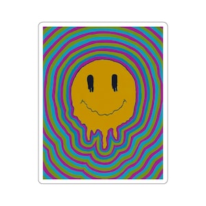 Melting Smile Sticker