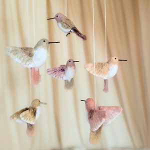 Hummingbirds mobile, Birds baby mobile, Nursery bird mobile, Flying birds mobiles, Baby mobile girl, Nursery mobile bird, Birds crib mobile