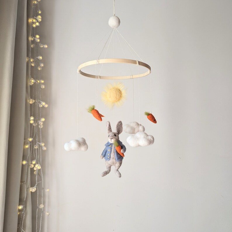 Needle Felted Peter, Peter Rabbit Nursery, Rabbit Baby Shower, Peter ...