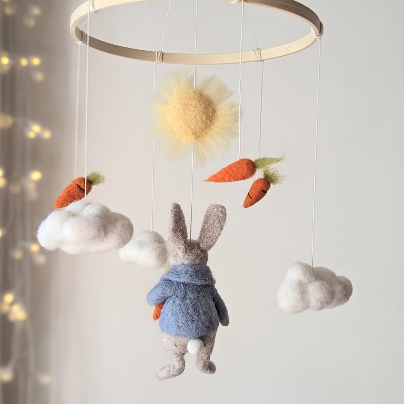 Needle Felted Peter, Peter Rabbit Nursery, Rabbit Baby Shower, Peter ...