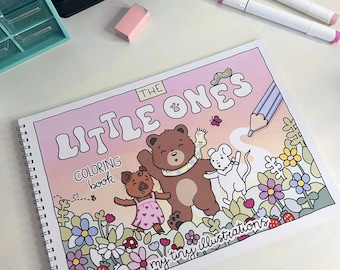 COLORING BOOK "the little ones" by my.tiny.illustrations - digital download