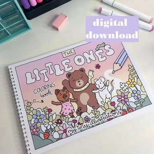 COLORING BOOK "the little ones" by my.tiny.illustrations - digital download