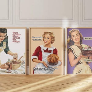 Vintage Retro Woman poster
Funny Quote poster
Pink pop
red poster
Happy housewife poster
50s 60s 70s poster
humurous poster
bar cart poster
retro housewife
pin up wall art 
kitchen wall art
vintage woman printable 
girly DIGITAL print dormroom decor