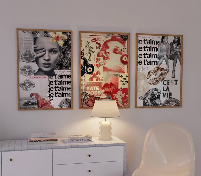 visualization board
collage kit
photo collage art
collage poster
manifestation board
fashion poster
femme fatale
burgundy poster
kate moss poster
red gallery
leopard poster
leopard print
animal print
lips poster
je t'aime poster
c'est la vie poster