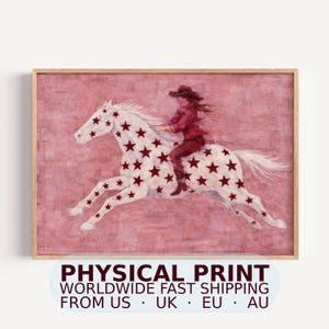 Horse Star Print - Etsy