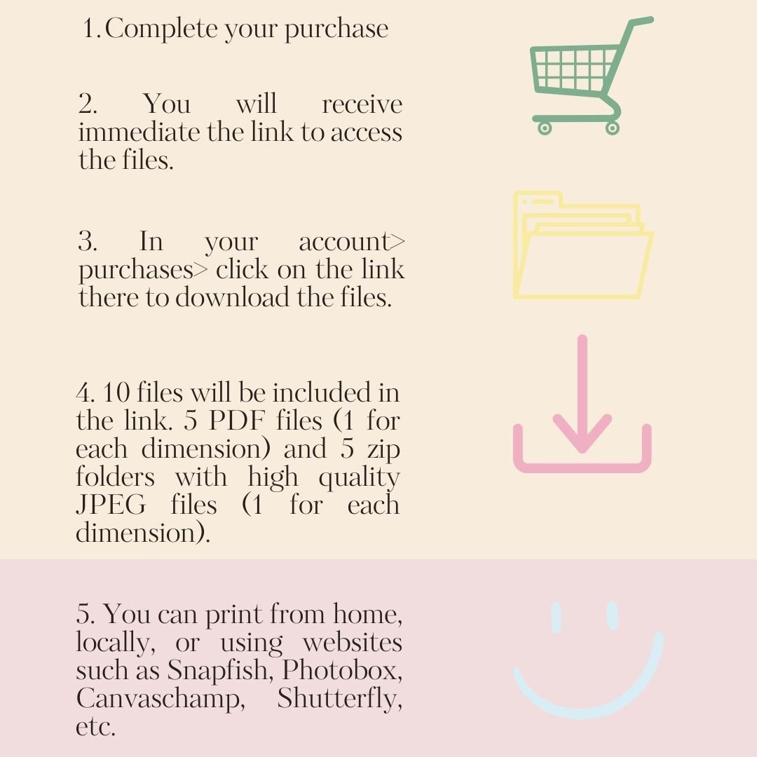 4 Pinterest Shuffle Collage Poster Moodboard Print Visual Board