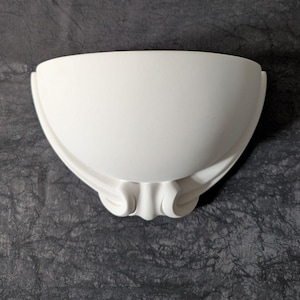 Aplique de pared moderno de yeso, lámpara de pared de yeso, luz minimalista