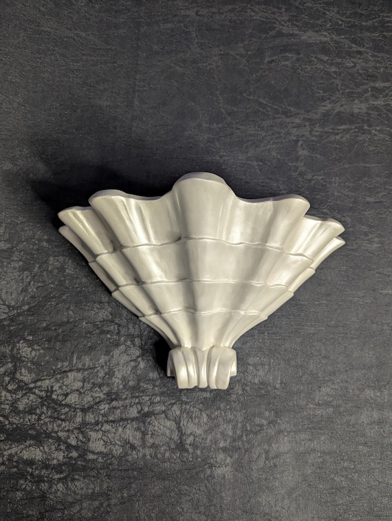 Shell Plaster, Wall Sconce - Vintage Inspired Lighting,the lighting device is included