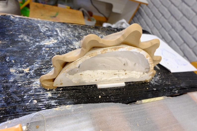 Shell Plaster, Wall Sconce - Vintage Inspired Lighting,the lighting device is included image 12