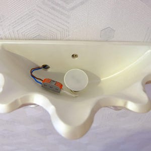 Shell Plaster, Wall Sconce - Vintage Inspired Lighting,the lighting device is included image 7