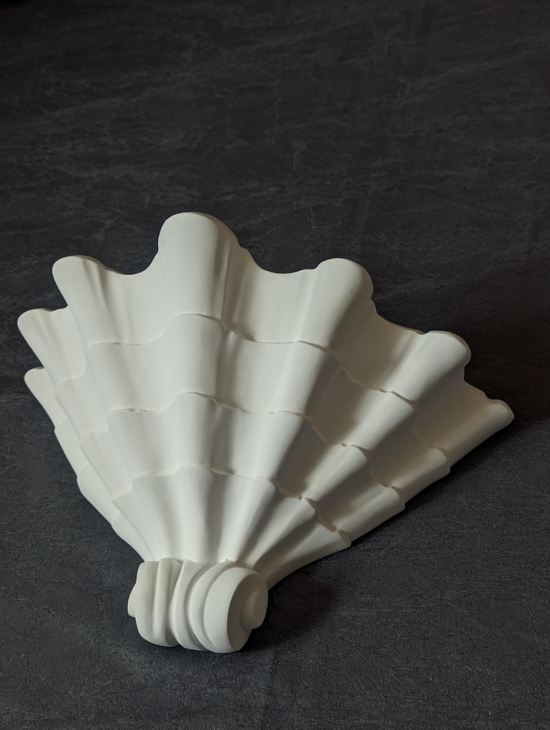 Shell Plaster, Wall Sconce - Vintage Inspired Lighting,the lighting device is included image 15