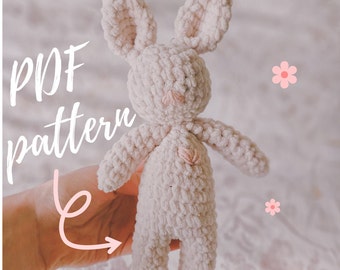 Easy Bunny Crochet Pattern - Beginner Amigurumi Rabbit