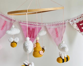 Bee Baby Mobile Crochet Pattern
