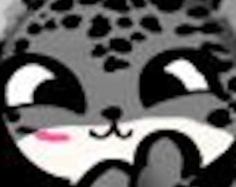 Cute Snow Leopard Emote Bundle — 112x112 Pixel Emotes for Twitch, Discord, Kick and More