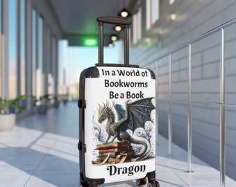 In einer Welt der Bücherwürmer Sei ein Bücherdrachen-Koffer