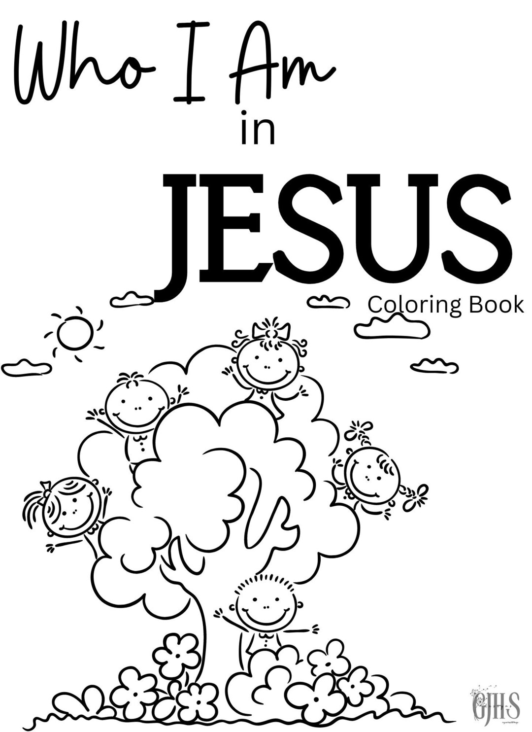 Who I Am in Jesus' Coloring Pages, Christian Coloring Pages, Children's ...
