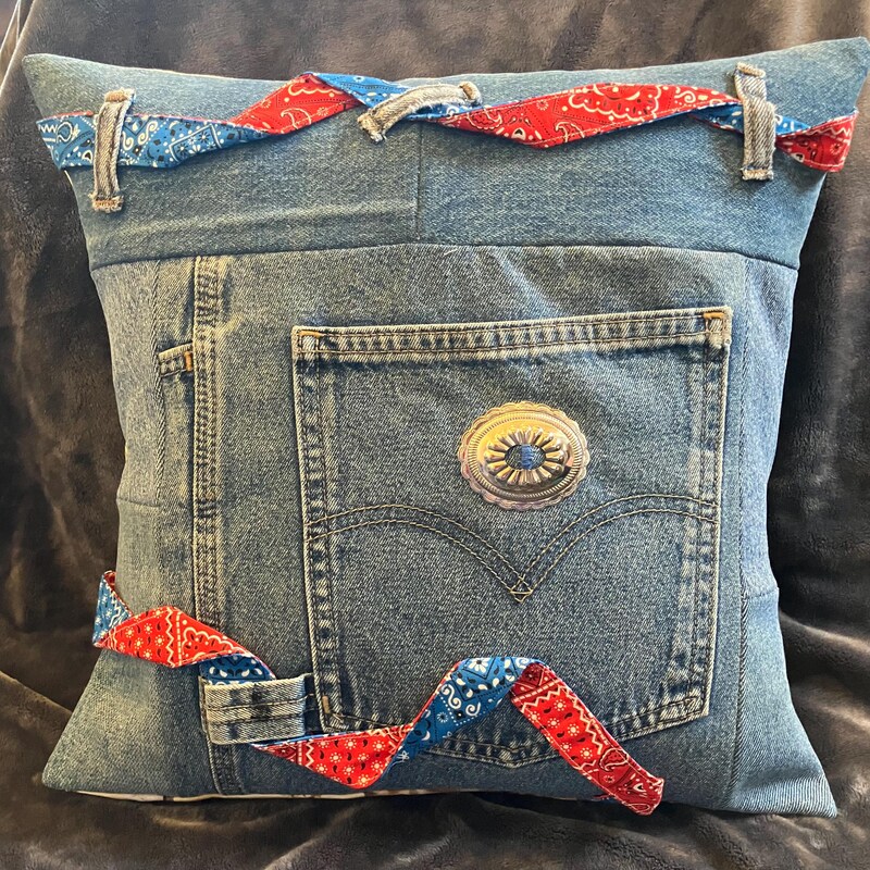 Jean Pillow - Etsy