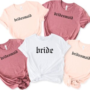 Team Bride Shirts, Bride Shirt, Bachelorette Party Shirts, Bridesmaid Shirts, Bridesmaid Proposal Gift, Bachelorette Shirts, Squad Shirt