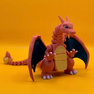 Fully Articulated Pocket Creature Figurines – Customizable 3D Printed Pocket Monsters